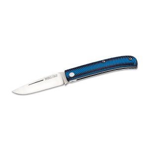 Poľovnícky nôž Manly Comrade s rukoväťou v modro-čiernej farbe ,D2 HRC 59/6