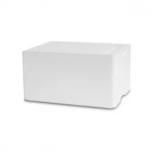 Polystyrénové izolačné boxy, biele, 27,54 litrov