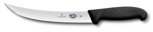 VICTORINOX Fibrox Rozrábkový nôž, čierny, 20 cm, #5.7203.20