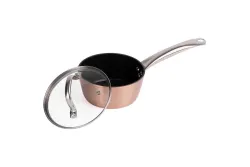 Rajnica MagicHome Copper Line, 16 cm, 1200 ml, so sklenenou pokrievkou