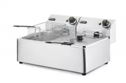 Hendi elektrická fritéza Kitchen Line - 2x6L