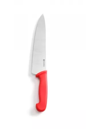 Kuchynský nôž Hendi na surové mäso, červený, 24 cm