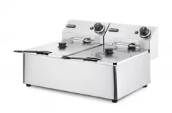 Hendi elektrická fritéza Kitchen Line - 2x6L