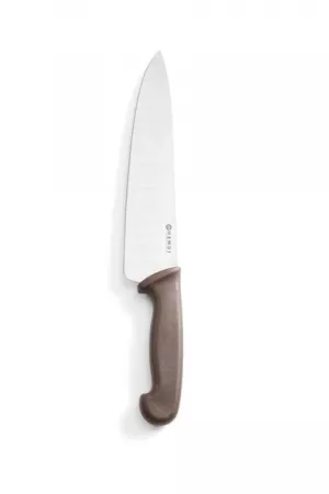 Kuchynský nôž Hendi na údeniny a varené mäso, hnedý, 24 cm