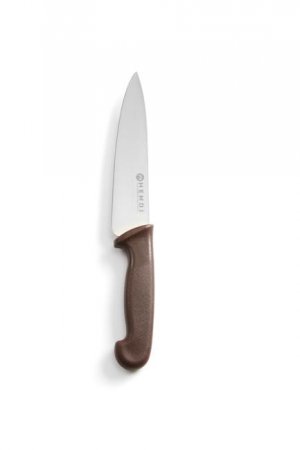 Kuchynský nôž Hendi na údeniny a varené mäso, hnedý, 18 cm